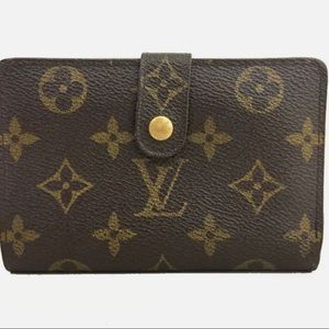 AUTHENTIC!!!Louis Vuitton Monogram Porte Monnaie Billets Viennois Bifold Wallet